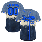 Custom Grey Black City Edition Blue Authentic Baseball Jersey BSBJ0a-bc0fbc7